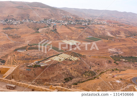 Al Karak, Jordan view from the castle Al Karak, Jordan view from the castle 131450666