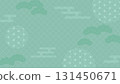 A calm Japanese-style background base with a pine and hemp leaf pattern 131450671