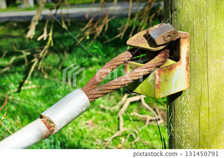 Cable Padlocked Gateway Cable Padlocked Gateway 131450791