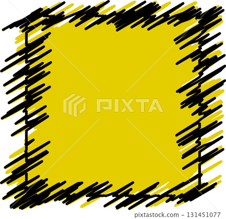 Hand-drawn scribble frame in bold black on a vibrant yellow background. Modern, abstract design ideal for posters, ads, flyers, and social media templates. paper note, sticky note, post it transparent Hand-drawn scribble frame in bold black on a vibrant yellow background. Modern, abstract design ideal for posters, ads, flyers, and social media templates. paper note, sticky note, post it transparent 131451077
