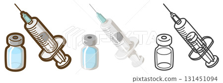 Syringes and vaccines 131451094