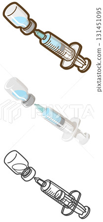 注射器和疫苗 131451095