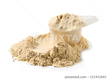 protein powder heap and measure spoon protein powder heap and measure spoon 131452691
