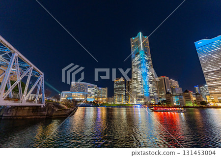 [神奈川縣] 橫濱港未來亮燈夜景 131453004