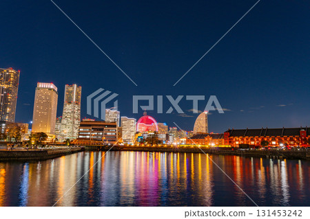 [Kanagawa Prefecture] Yokohama Minato Mirai Light-up Twilight 131453242