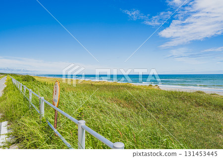 Scenery of Togasa Beach in Fukuroi City (Shizuoka Prefecture) 131453445