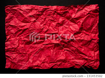 wrinkled red paper background wrinkled red paper background 131453582