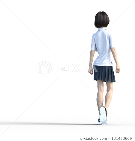 一位穿著休閒時尚衣服的年輕女子 一位穿著休閒時尚衣服的年輕女子 131453609