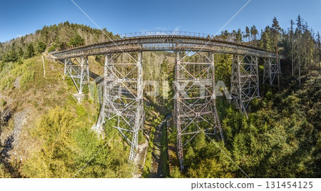 Panorama Ziemestalbrucke railway viaduct Thuringia 131454125