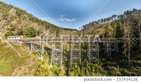 Panorama Ziemestalbrucke railway viaduct Thuringia Panorama Ziemestalbrucke railway viaduct Thuringia 131454126