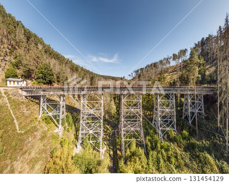 Panorama Ziemestalbrucke railway viaduct Thuringia 131454129