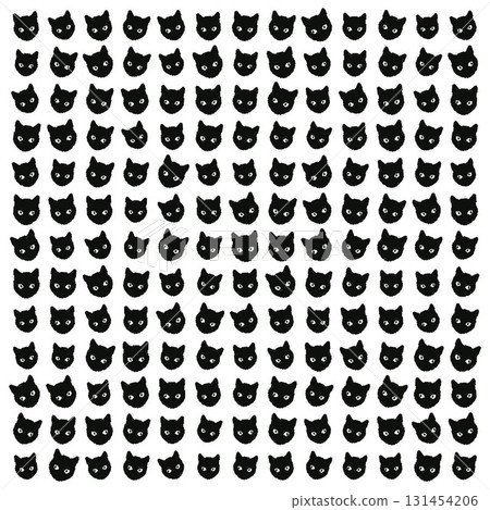 Halloween black cat wallpaper illustration Halloween black cat wallpaper illustration 131454206