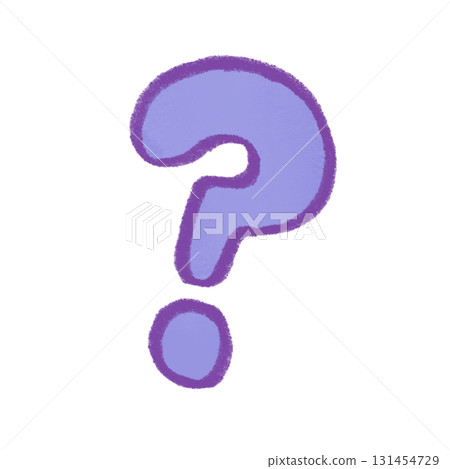 Simple question mark illustration Simple question mark illustration 131454729