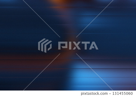 Blue Orange Abstract Background Horizontal Gradient Motion Blur Texture Glow Light Design 131455060
