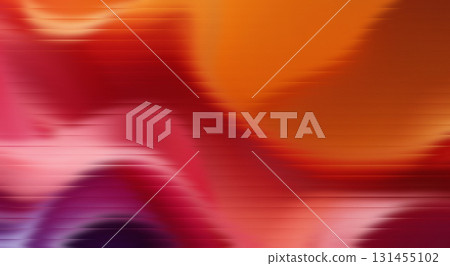 Red Orange Pink Purple Abstract Background Gradient Wave Flow Texture Art Design 131455102