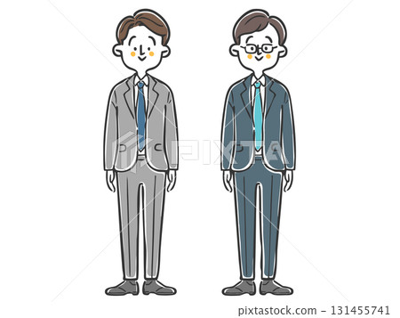 商人全身向量 131455741