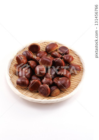 chestnuts in a colander chestnuts in a colander 131456766