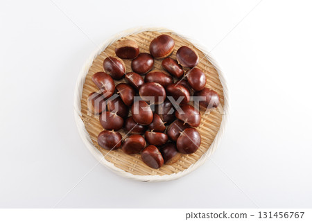 chestnuts in a colander chestnuts in a colander 131456767