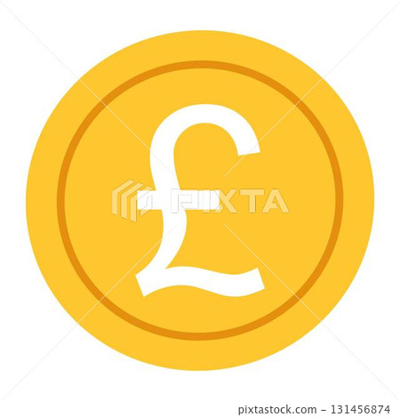England pound sign. Currency sign illustration 131456874