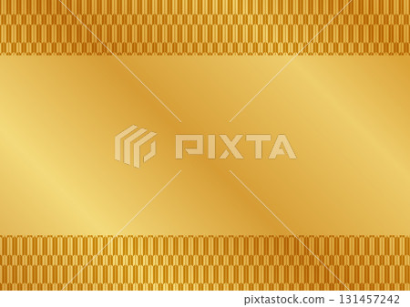Japanese-style background combining gold and arrow patterns 131457242