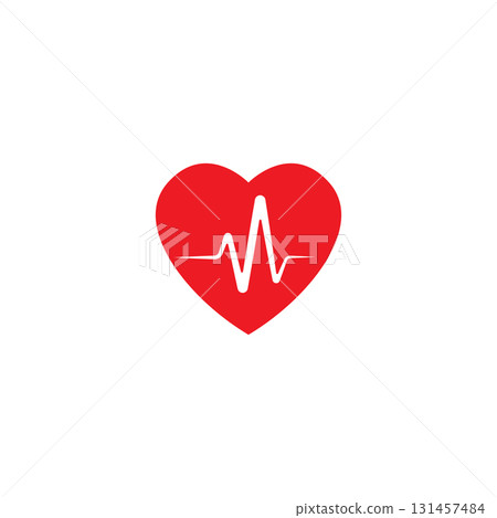 art design health medical heartbeat pulse 131457484