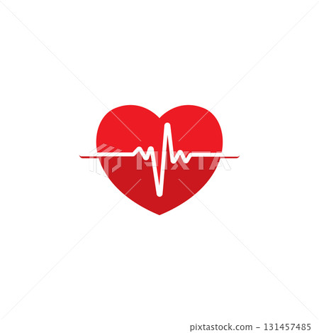 art design health medical heartbeat pulse 131457485
