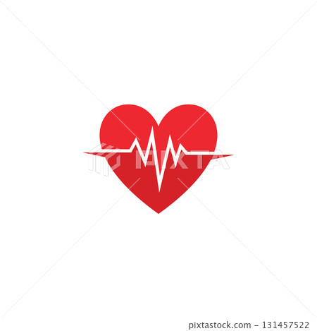 art design health medical heartbeat pulse 131457522