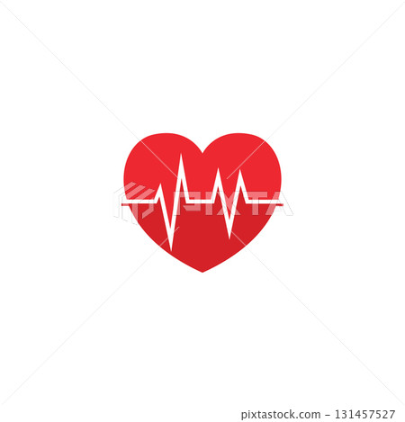 art design health medical heartbeat pulse 131457527