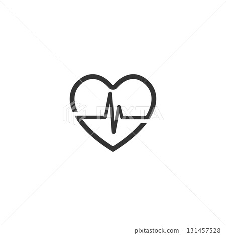 art design health medical heartbeat pulse 131457528