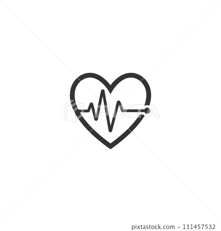 art design health medical heartbeat pulse 131457532