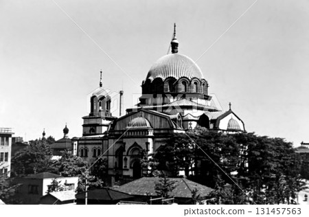 Old photo, 1956, Tokyo, Nikolai-do (Tokyo Resurrection Cathedral) 131457563