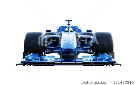 3d rendering blue racing car isolated on a white background 3d rendering blue racing car isolated on a white background 131457810