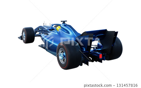 3d rendering modern blue racing car isolated on white background 3d rendering modern blue racing car isolated on white background 131457816
