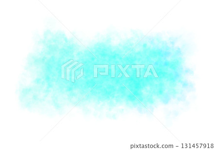 Teal cyan turquoise smoke illustration translucent plume on transparent background texture for overlays and compositing 131457918
