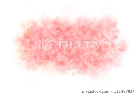 Red smoke illustration translucent plume on transparent background texture for overlays and compositing 131457924
