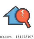 Real estate property vector icon design element. 131458107
