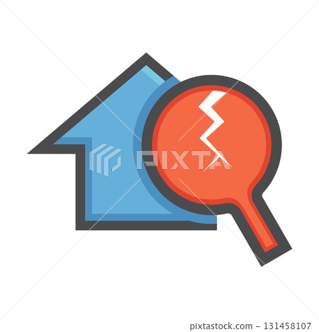 Real estate property vector icon design element. 131458107