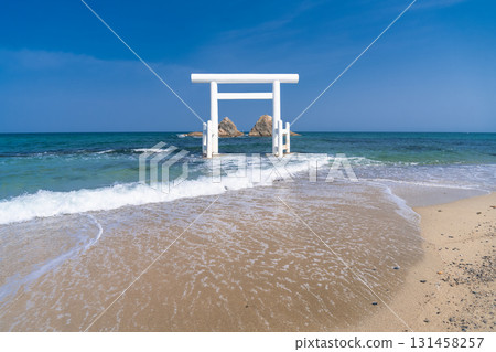 <福岡縣>白色鳥居、櫻井二見浦 <福岡縣>白色鳥居、櫻井二見浦 131458257