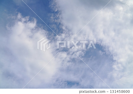 White clouds, blue sky, only sky 131458600
