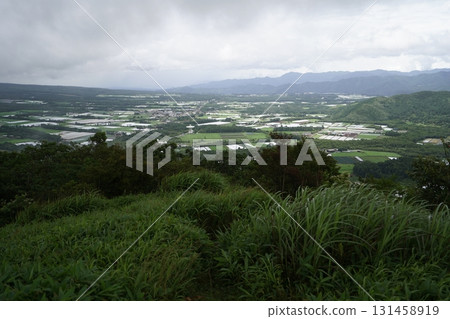 Nagano Prefecture, Nobeyama Plateau, next to Iimoriyama, looking towards the Space and Solar Radio Observatory from Hirazawayama, July 17, 2025 131458919