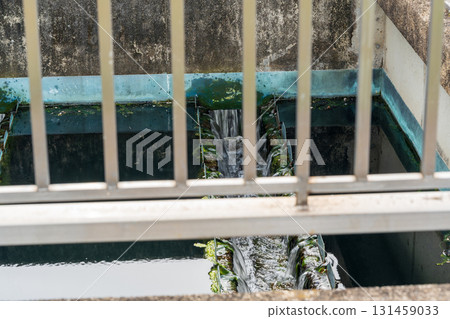 Sedimentation pond and industrial water treatment facility at Toba Water Environment Conservation Center, Kyoto 131459033