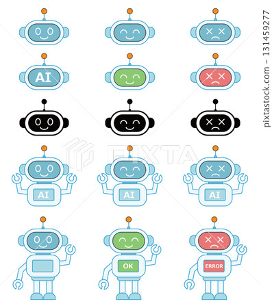 機器人圖標集 機器人圖標集 131459277