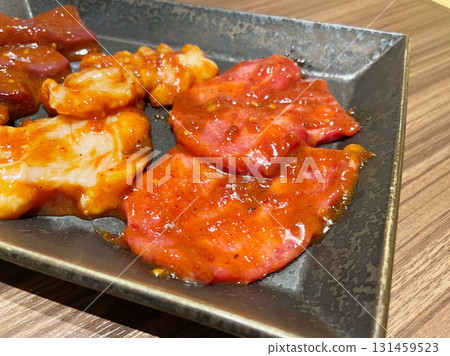 Grilled meat: Miso liver, miso offal, miso beef tongue 131459523