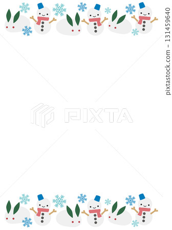 雪人框架 雪人框架 131459640