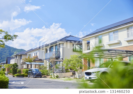 安靜的住宅街景 安靜的住宅街景 131460250