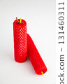 Colorful ritual candles for spiritual practices and ceremonies 131460311