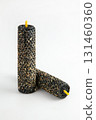 Decorative natural candles made from organic materials for an eco-friendly atmosphere 131460360