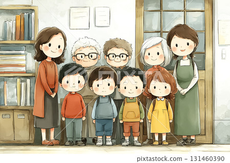 幼兒園到校場景 131460390