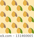 Chocolate version Cacao and leaf version Cacao pattern 131460665