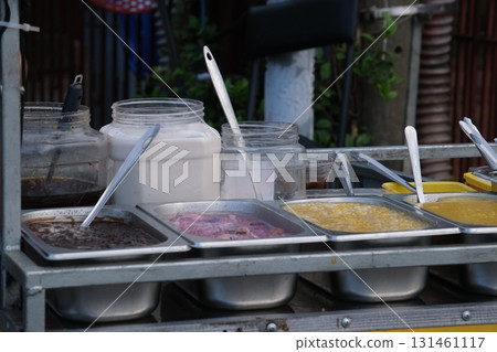 arancini, food photography, street vendor 131461117